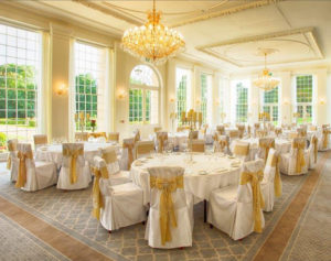 Orangery Wedding Set up