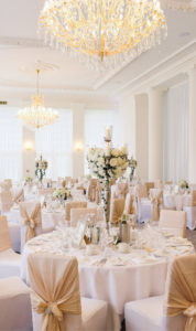 Orangery Wedding Set Up Rushton Hall