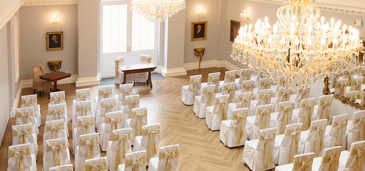 Orangery Weddings Picture Gallery Room Rushton Hall